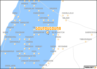 map of Dourougouna