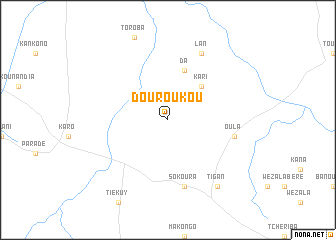 map of Douroukou