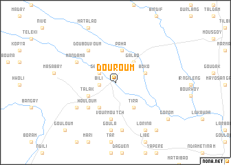 map of Douroum