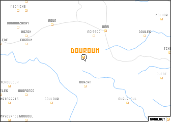 map of Douroum