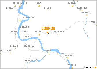 map of Dourou