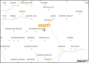 map of Douroy