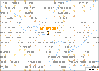 map of Dourtane