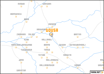 map of Dousa