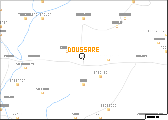 map of Doussaré