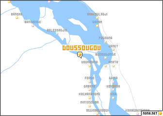 map of Doussougou