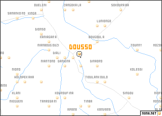 map of Dousso