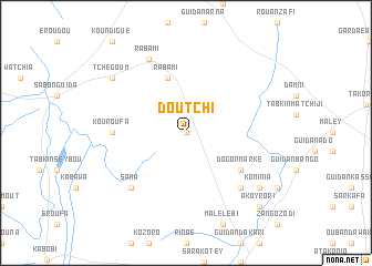 map of Doutchi