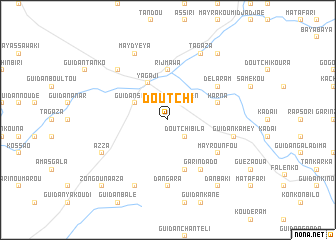 map of Doutchi