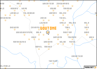 map of Doutome