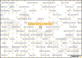 map of Douvergenhout