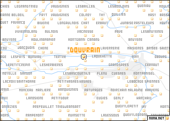 map of Douvrain