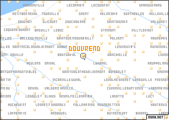 map of Douvrend