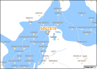 map of Douzeye