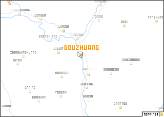 map of Douzhuang