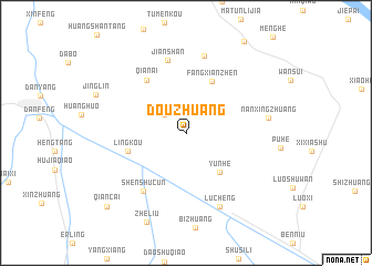 map of Douzhuang