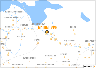 map of Dovājīyeh