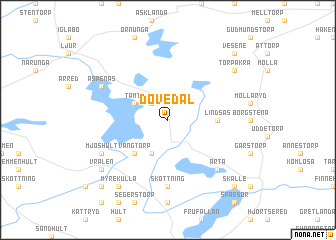 map of Dövedal