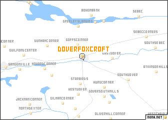 map of Dover-Foxcroft