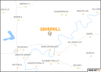 map of Dover Hill