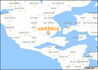 map of Doverodde