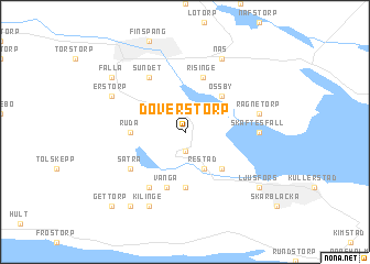 map of Doverstorp