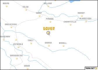 map of Dover