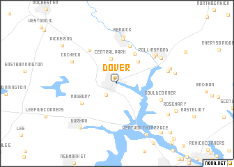 map of Dover