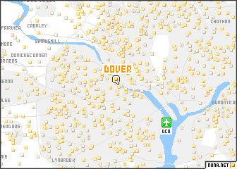 map of Dover