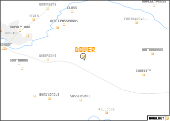 map of Dover