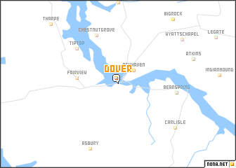 map of Dover