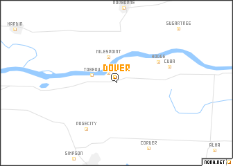 map of Dover