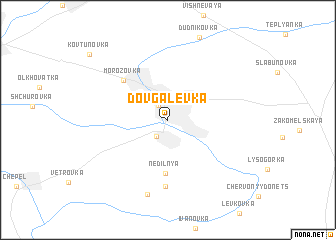 map of Dovgalevka