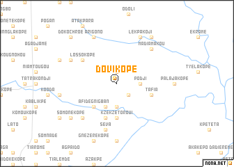 map of Dovikopé