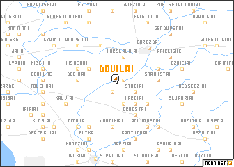 map of Dovilai