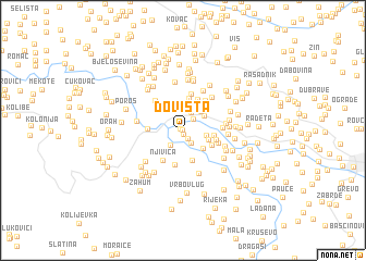 map of Dovišta