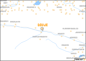 map of Dovje