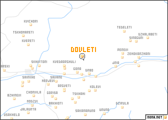 map of Dovleti