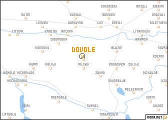 map of Dovole