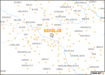 map of Dovolja