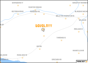 map of Dovol\