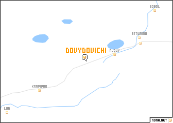 map of Dovydovichi