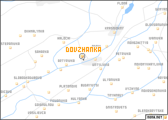 map of Dovzhanka