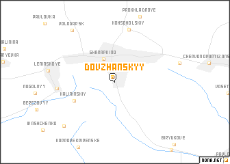 map of Dovzhansʼkyy