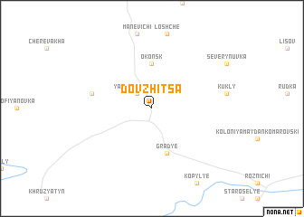 map of Dovzhitsa