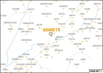 map of Dowaeta