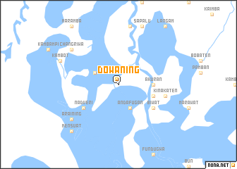 map of Dowaning