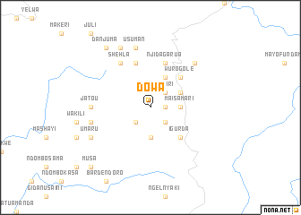 map of Dowa