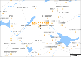 map of Dow Corner
