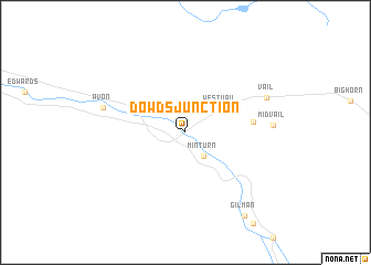 map of Dowds Junction